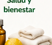 Aceite esencial de limón y toalla