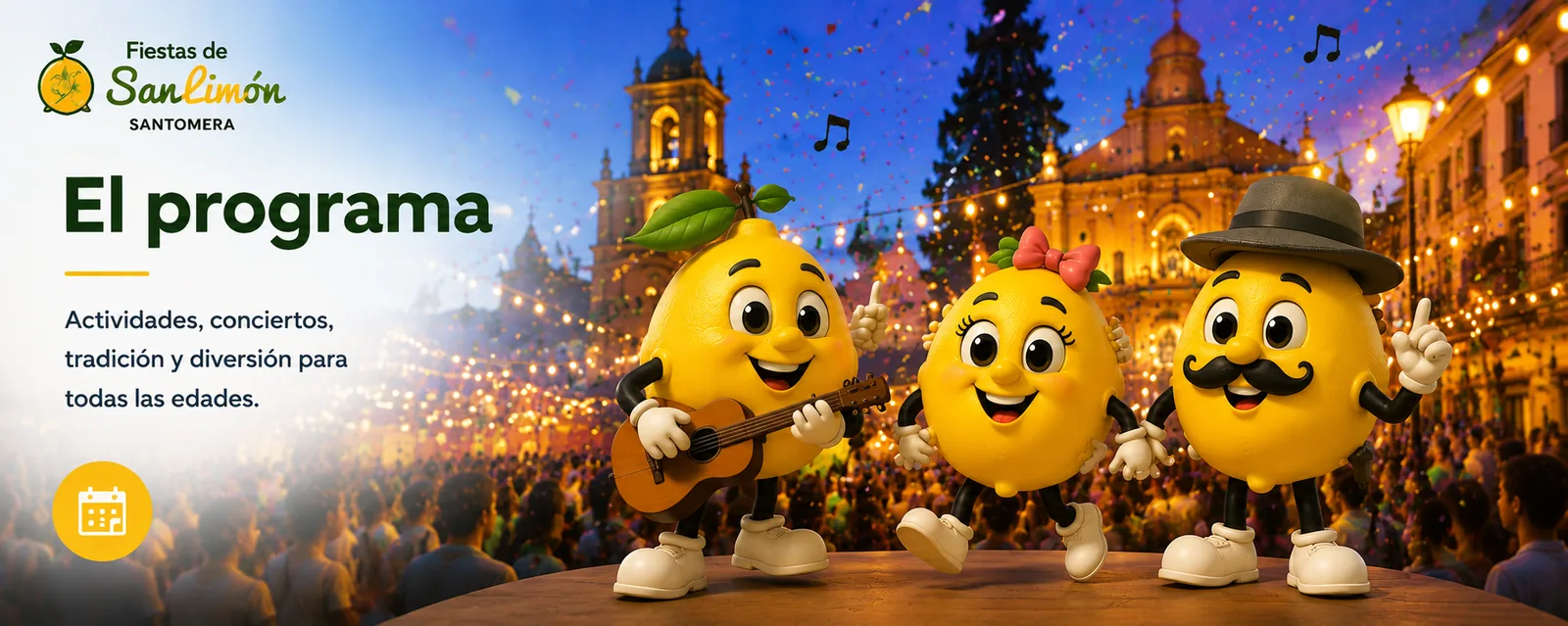 Fiestas de San Limón, Santomera — El Programa: actividades, conciertos, tradición y diversión para todas las edades.