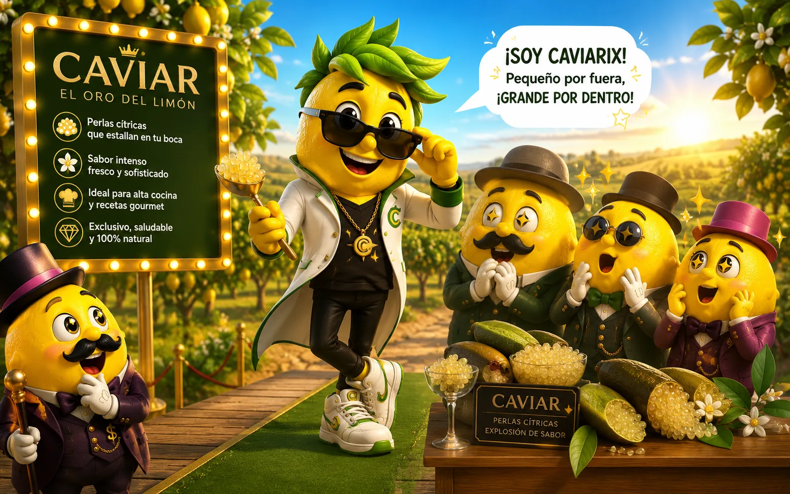 Limón caviar